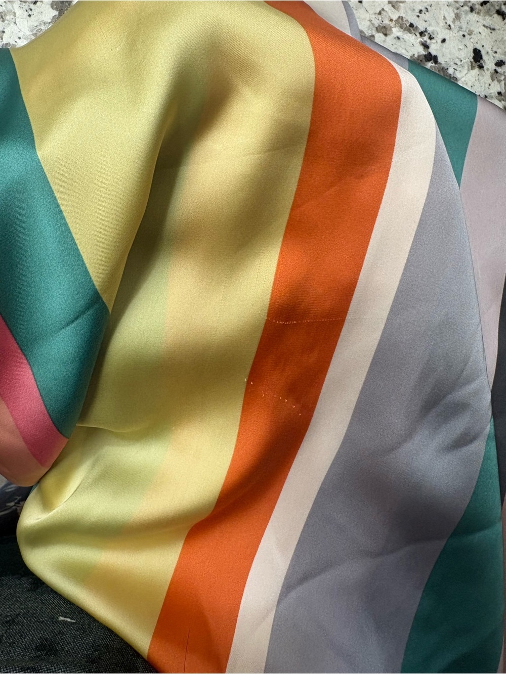 Zara Multicolor Vertical Stripe Maxi Dress - Sleeveless - Picture 7 of 10
